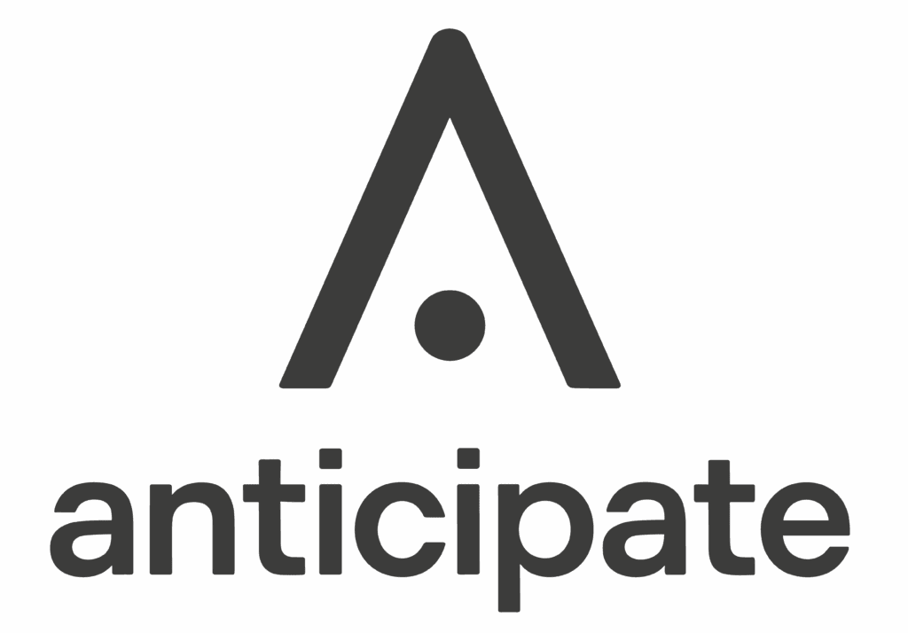 black logo of Spire member Anticipate