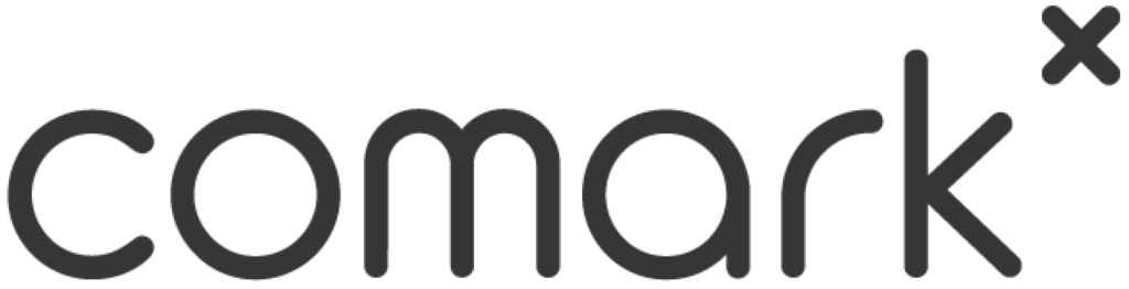 Black logo of Spire member and specialist in Marketing technology: Comark