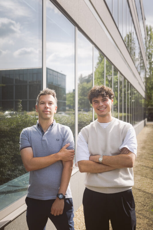 Portrait of Hans and Bert, founders of Spire member Haiu