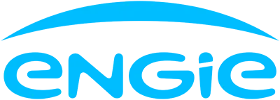 Blue logo of Engie, an energy company